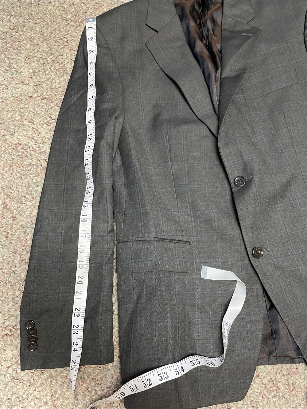 Michael kors Men's grey striped Two-Button Suit - new - Picture 6 of 11